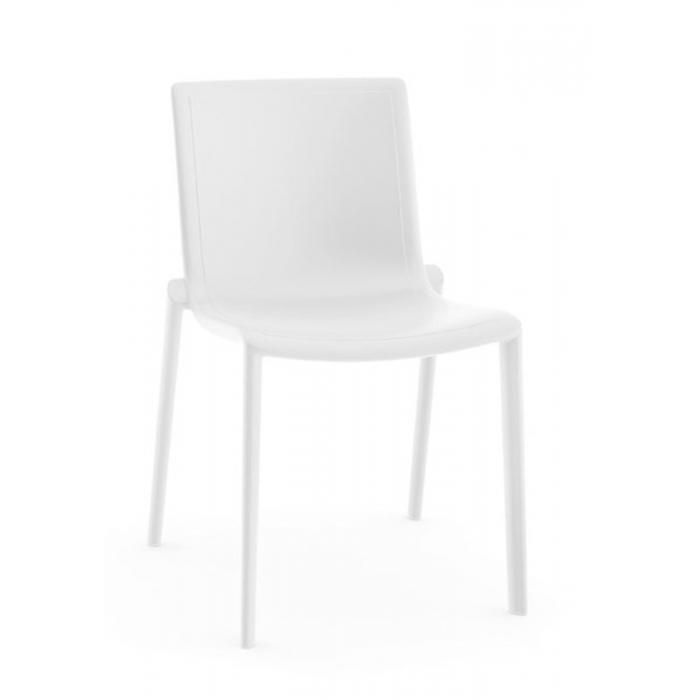 2 Silla interior, exterior blanco KAT Resol - 2 unidades