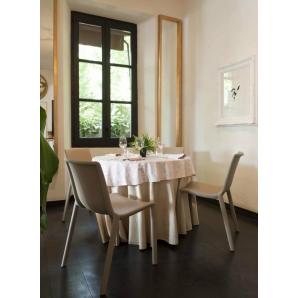 2 Silla interior, exterior blanco KAT Resol - 2 unidades