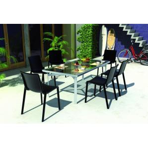 2 Silla interior, exterior blanco KAT Resol - 2 unidades