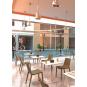 2 Silla interior, exterior blanco KAT Resol - 2 unidades