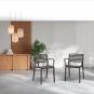 2 Silla con brazos interior, exterior arena LAMA Resol - 2 unidades