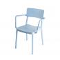 4 Silla con brazos interior, exterior azul retro LISBOA Resol - 4 unidades