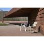 4 Silla con brazos interior, exterior negro NEW FIONA Resol - 4 unidades