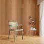 4 Silla con brazos interior, exterior negro NEW FIONA Resol - 4 unidades