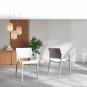 4 Silla con brazos interior, exterior negro NEW FIONA Resol - 4 unidades