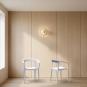2 Silla con brazos interior, exterior verde oliva PEACH Resol - 2 unidades
