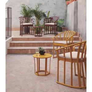 4 Mesa auxiliar interior, exterior Ø40 arena RAFF Resol - 4 unidades