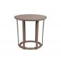 4 Mesa auxiliar interior, exterior Ø40 chocolate RAFF Resol - 4 unidades