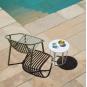4 Mesa auxiliar interior, exterior Ø40 chocolate RAFF Resol - 4 unidades