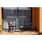 4 Silla con brazos interior, exterior burdeos RAFF Resol - 4 unidades