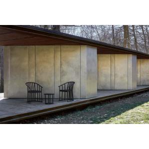 4 Silla con brazos interior, exterior chocolate RAFF Resol - 4 unidades