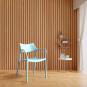 2 Silla con brazos interior, exterior negro SPLASH AIRE Resol - 2 unidades