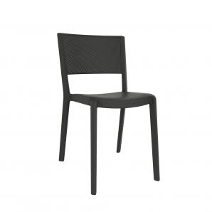 4 Silla interior, exterior gris oscuro SPOT Resol - 4 unidades