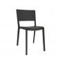 4 Silla interior, exterior gris oscuro SPOT Resol - 4 unidades