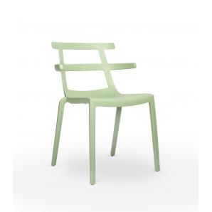 4 Silla reciclada interior, exterior verde agua TOKYO ECO Resol - 4 unidades