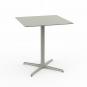 Mesa cuadrada interior, exterior 70x70 gris verdoso TOLEDO Resol