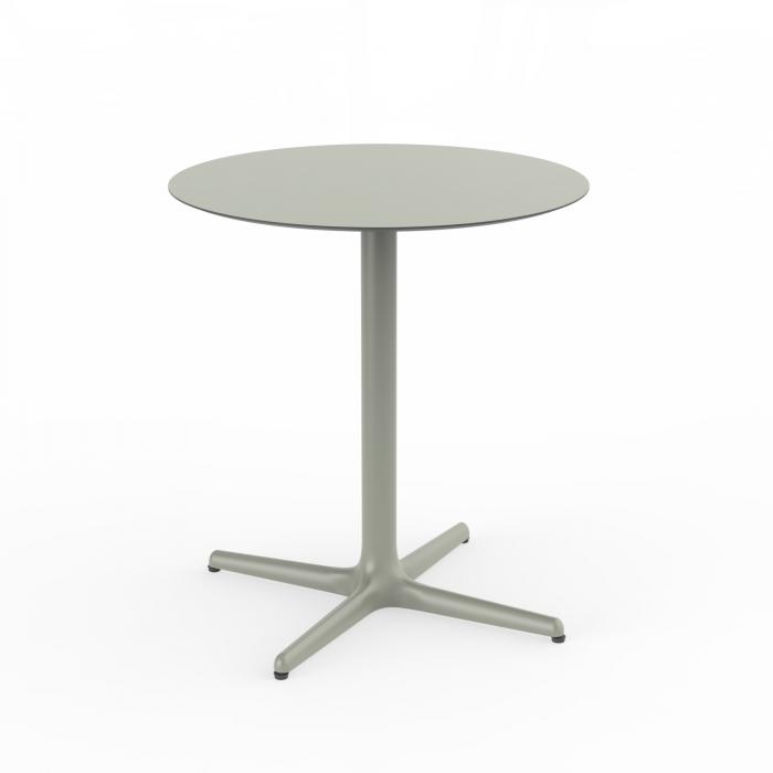 Mesa redonda interior, exterior Ø70 gris verdoso TOLEDO Resol
