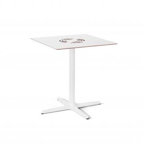 Mesa cuadrada interior, exterior 70x70 marfil TOLEDO AIRE Resol
