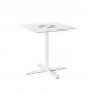 Mesa cuadrada interior, exterior 70x70 marfil TOLEDO AIRE Resol