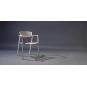 2 Silla con brazos interior, exterior blanco TOLEDO AIRE Resol - 2 unidades