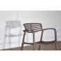 2 Silla con brazos interior, exterior blanco TOLEDO AIRE Resol - 2 unidades