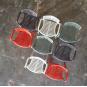 2 Silla con brazos interior, exterior blanco TOLEDO AIRE Resol - 2 unidades