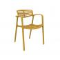 4 Silla con brazos reciclada interior, exterior albero TOLEDO AIRE ECO Resol - 4 unidades