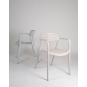 4 Silla con brazos reciclada interior, exterior albero TOLEDO AIRE ECO Resol - 4 unidades