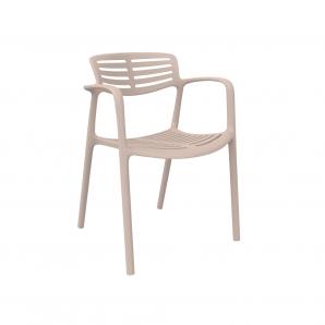 4 Silla con brazos reciclada interior, exterior boletus TOLEDO AIRE ECO Resol - 4 unidades