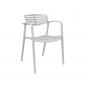 4 Silla con brazos reciclada interior, exterior luna TOLEDO AIRE ECO Resol - 4 unidades