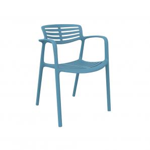4 Silla con brazos reciclada interior, exterior marina TOLEDO AIRE ECO Resol - 4 unidades