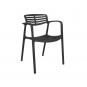 4 Silla con brazos reciclada interior, exterior noche TOLEDO AIRE ECO Resol - 4 unidades