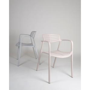 4 Silla con brazos reciclada interior, exterior noche TOLEDO AIRE ECO Resol - 4 unidades
