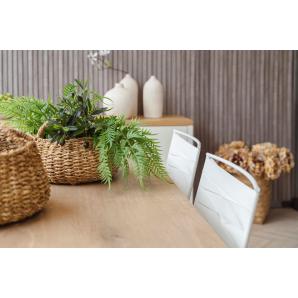Mesa rectangular interior, exterior 180x90 pie negro - tablero negro VELA L Resol