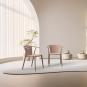 4 Silla con brazos reciclada interior, exterior marrón tierra WOODY FLAT ECO Resol - 4 unidades