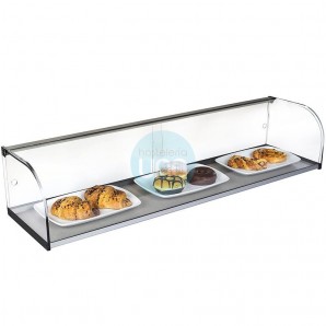 2 PUERTAS para Vitrina Neutra, 1,2 Metros Ancho, 1 Altura, Cristal Curvo, Puertas Correderas, PPCP120