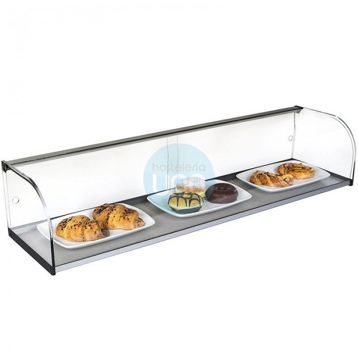 2 PUERTAS para Vitrina Neutra, 1,2 Metros Ancho, 1 Altura, Cristal Curvo, Puertas Correderas, PPCP120