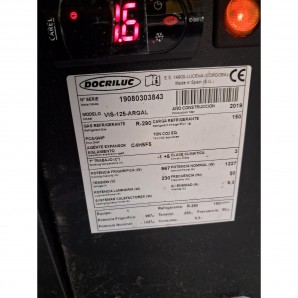 VIDR COSTADO TEMPLADO VIS-125 SERIG. Nº 19080303843 VIS-125-ARGAL