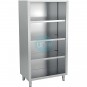 Armario Neutro Abierto, 8 Estantes Fijos, 1,2 Metros Ancho, 1,8 Metros Alto, Acero INOX Liso, ANA12017-8