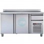 Frente Mostrador Refrigerado, 1,5 Metros Ancho, 2 Puertas Ciegas, Fondo 60 cm, Bóreas