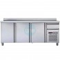 Frente Mostrador Refrigerado, 2 Metros Ancho, 3 Puertas Ciegas, Fondo 60 cm, Bóreas
