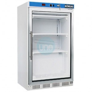 Congelador Expositor Pequeño, 200 Litros, Fondo 60 cm, 2 Estantes, Blanco, Bóreas