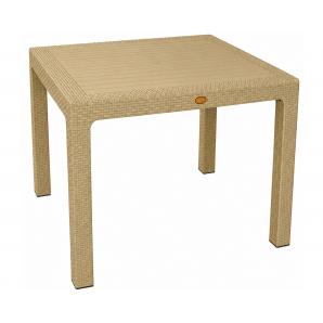 Mesa mijas, polipropileno moka, 90 x 90 cms
