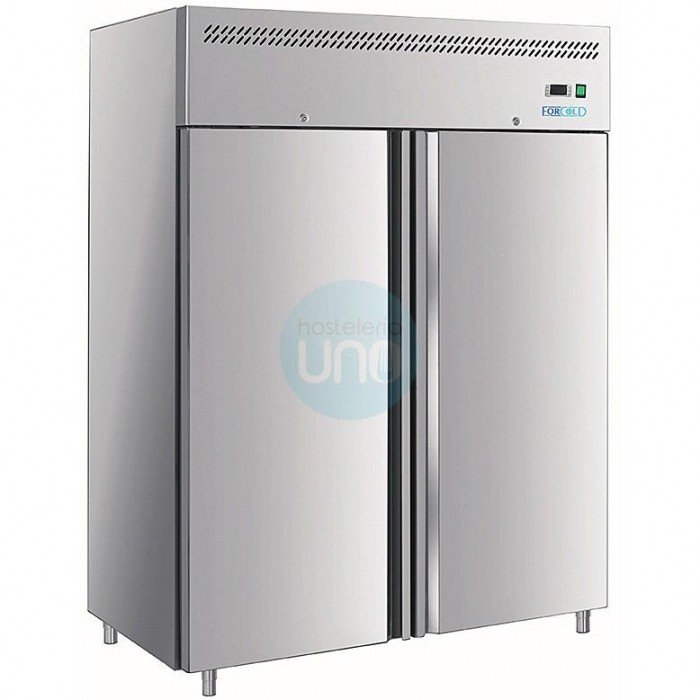 Armario Frigorífico Acero inoxidable, Fondo 81 cm, 1200 Litros, 2 Puertas, Forcar
