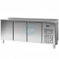 Mesa Refrigerada 2 Metros, 3 Puertas, Fondo 60 cm, sin Peto, Bóreas