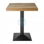 2 Bases de Mesa Cuadrada, Hierro Fundido, 39,5 cm Ancho x 72 cm Alto, Bolero