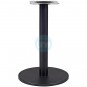 2 Bases de Mesa Negras, Base Redonda Ø 43 cm, Alto 72 cm, Boheme
