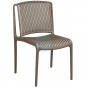 Silla Tórtola Apilable, Polipropileno, Monoblock a Rayas, Luigi