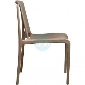 Silla Tórtola Apilable, Polipropileno, Monoblock a Rayas, Luigi