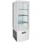 Expositor Refrigerado Blanco 4 Caras, Ancho 52 cm, Fondo 48 cm, 235 Litros, 3 Estantes, Forcar